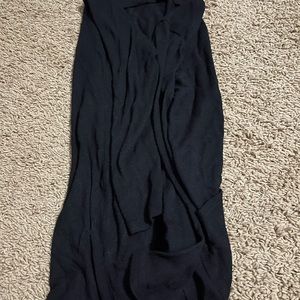 Black zyia boyfriend cardigan EUC